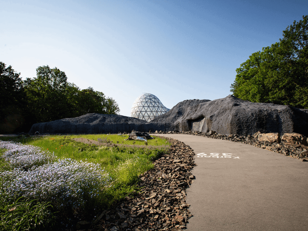 Saurierpark Weg zum neuen gelände